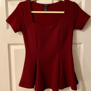 Peplum Top.